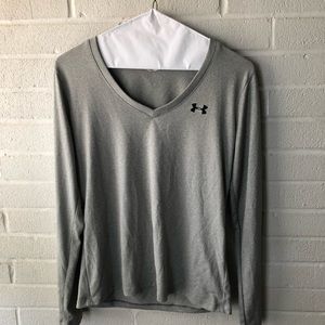 🐺Grey Under Armour Heat Gear Top